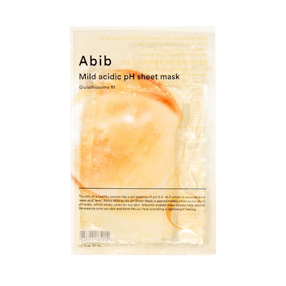 ABIB Mild acidic pH sheet mask Glutathiosome fit (10 sheets) 30ml (Set)