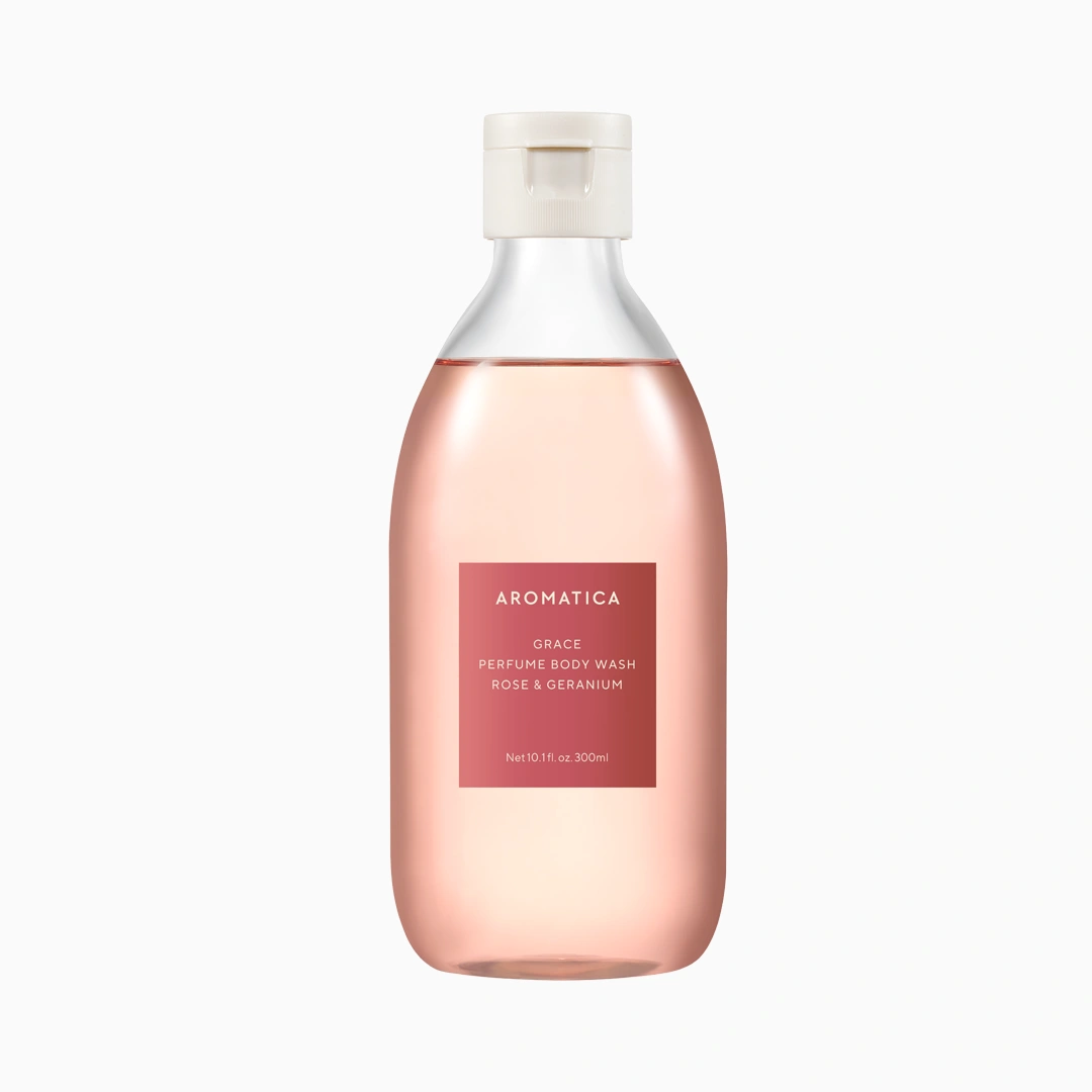 Aromatica Grace Perfume Body Wash Rose & Geranium - 300ml