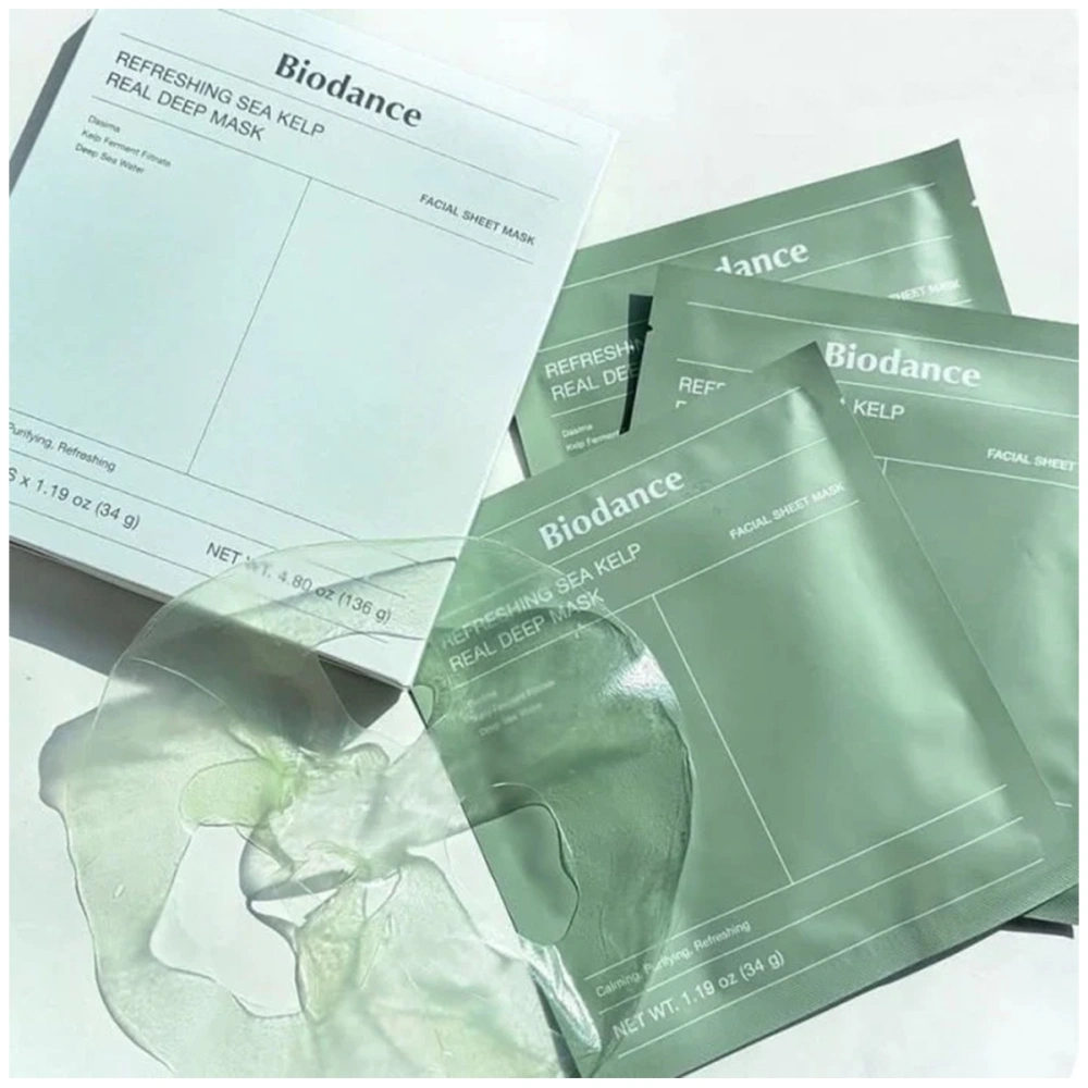 BIODANCE Refreshing Sea Kelp Real Deep Mask (4pcs)