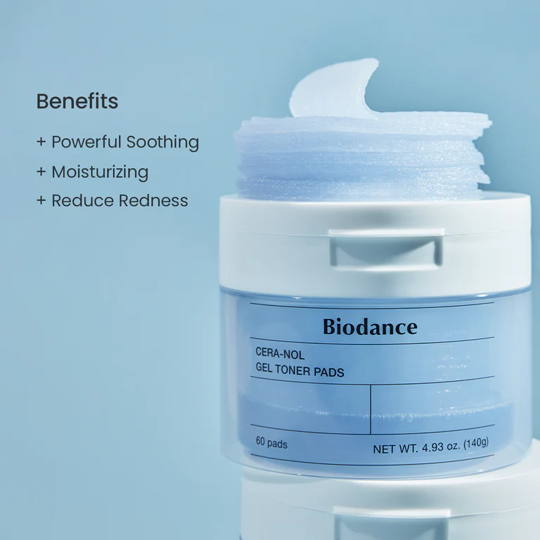 BIODANCE Cera-Nol Gel Toner Pads (60 Pads)