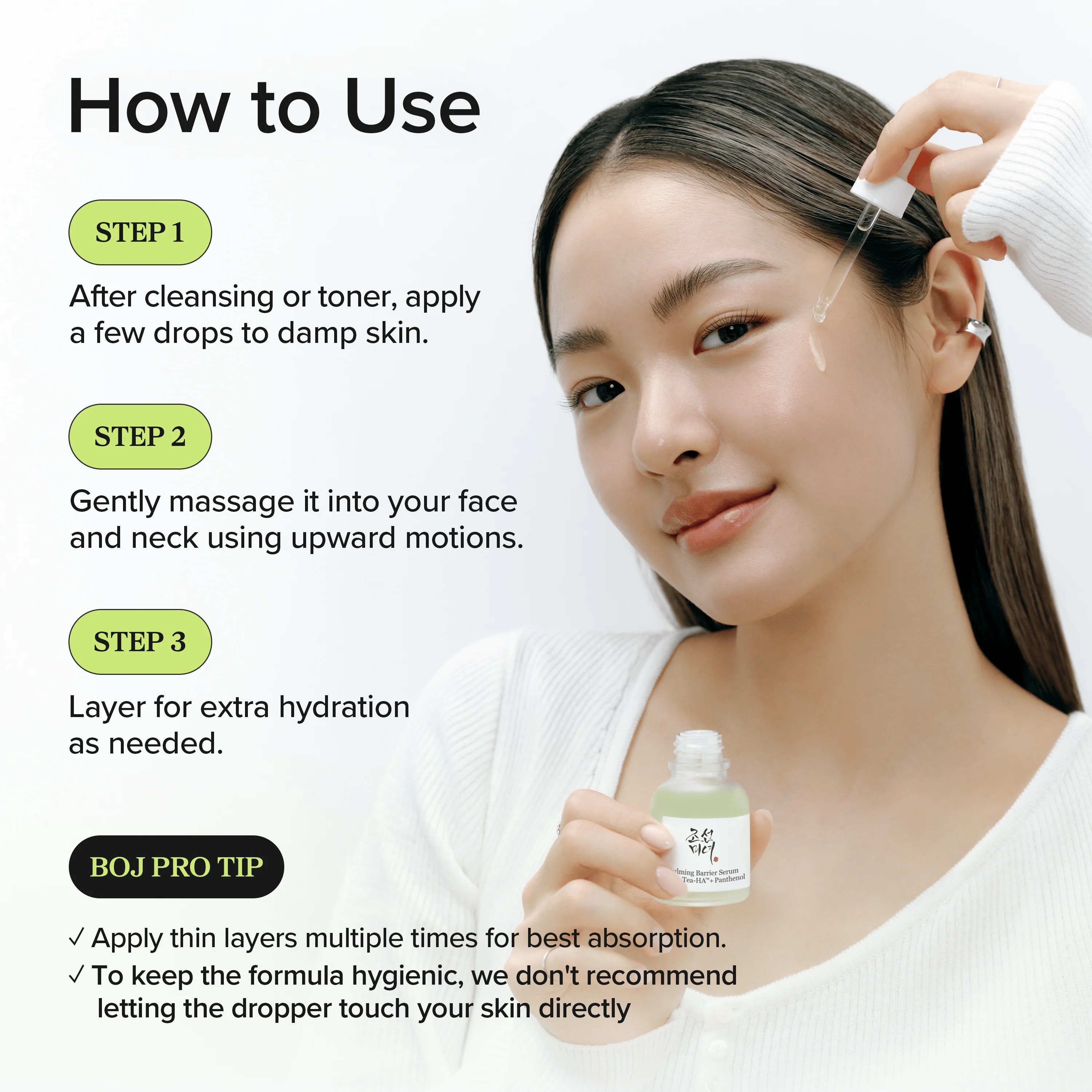 Beauty of Joseon Calming Barrier Serum: Green Tea + Panthenol 30ml