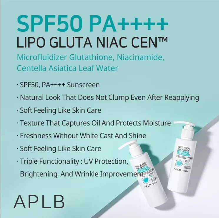 APLB Glutathione Niacinamide Sunscreen Body Lotion 150ml