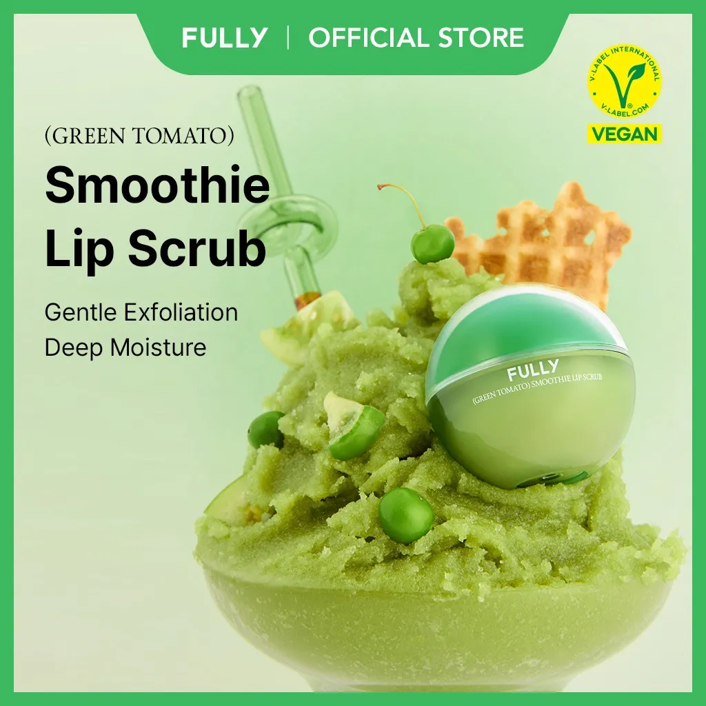FULLY Green Tomato Smoothie Lip Scrub 12g