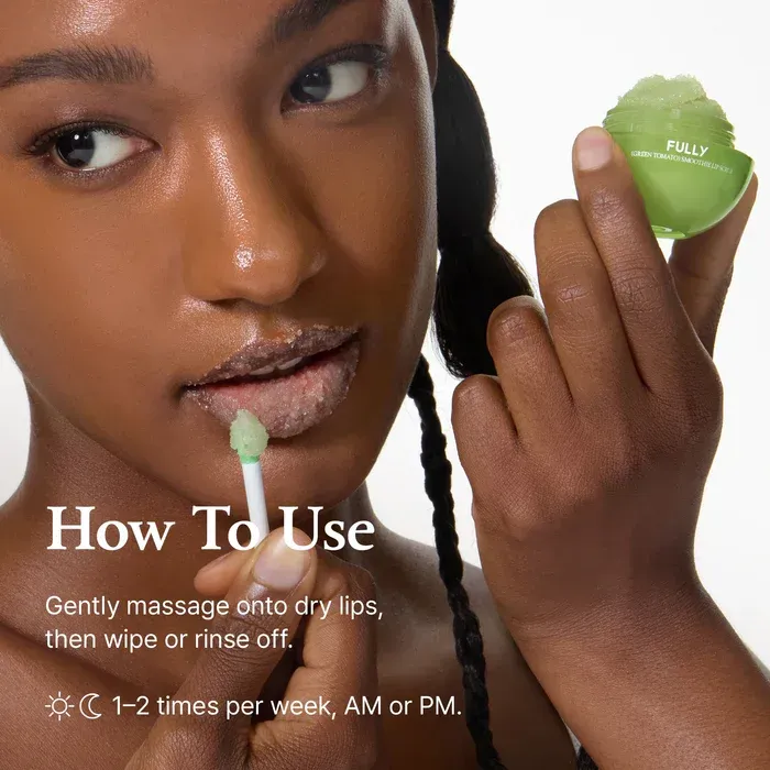 FULLY Green Tomato Smoothie Lip Scrub 12g
