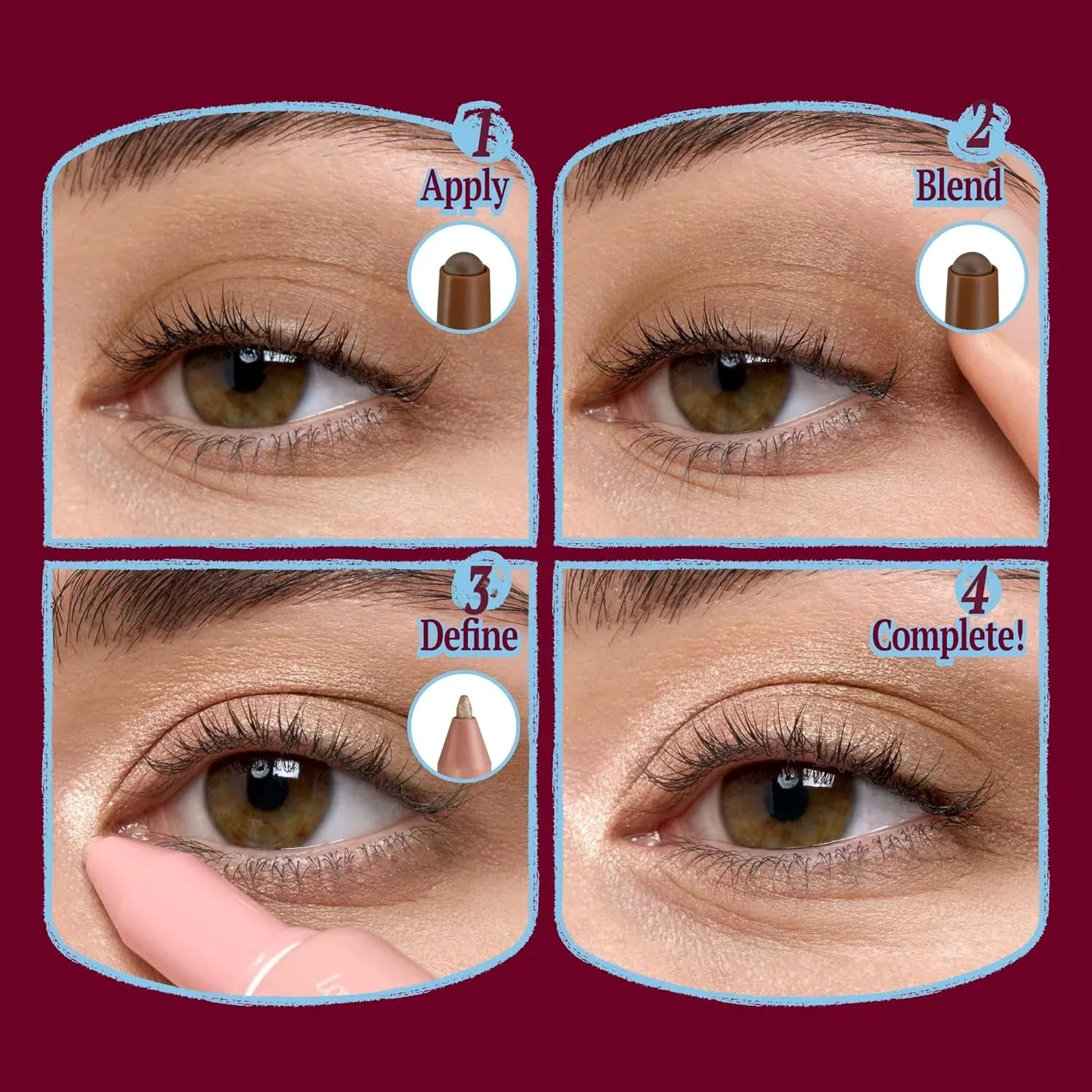 FWEE Long-Lasting Dual Coloring Stick Eye Shadow 04 Peek A Boo 1.2ml