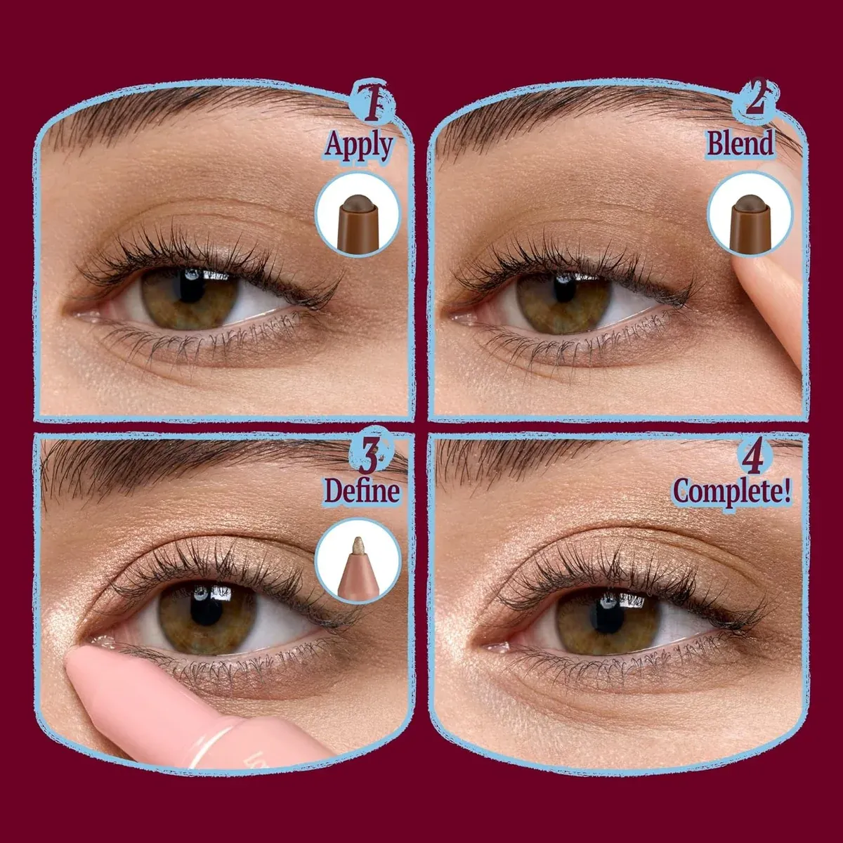 FWEE Long-Lasting Dual Coloring Stick Eye Shadow 05 Deep Focus 1.2ml