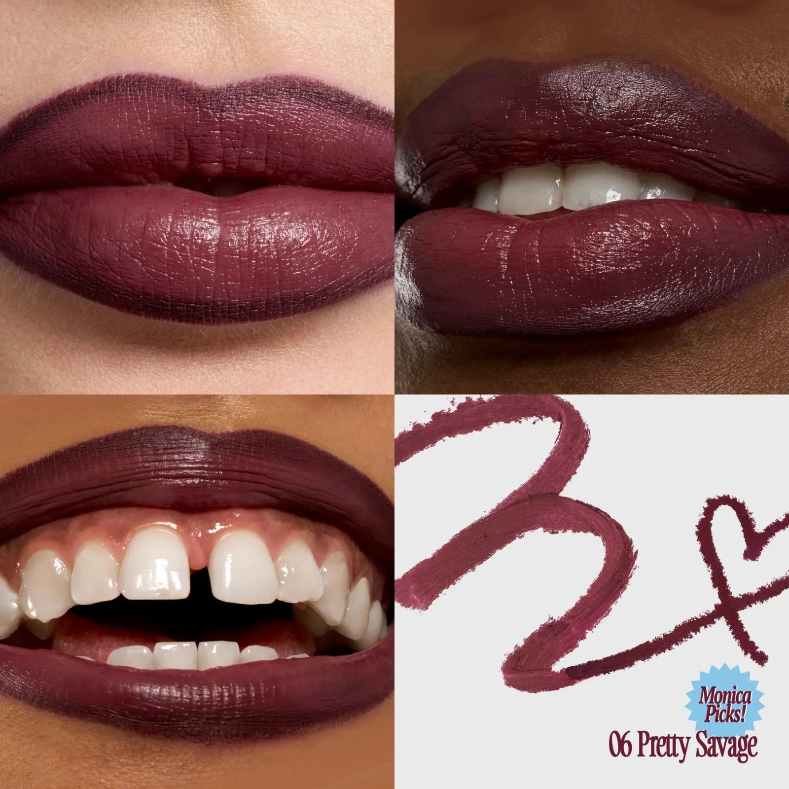 FWEE Long-Lasting Dual Coloring Stick Lip + Liner 06 Pretty Savage 1.2ml