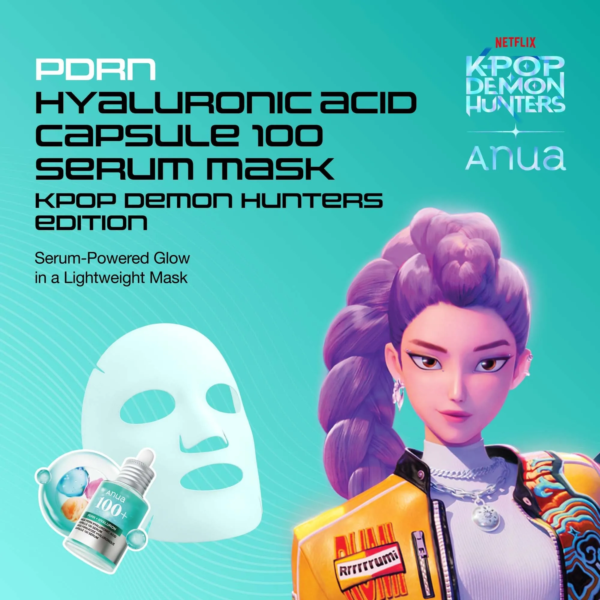 ANUA KDH PDRN + Hyaluron Serum Mask (1Pc)