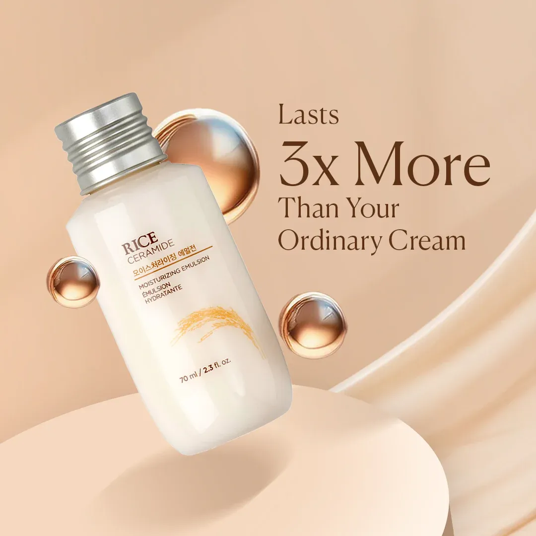 The Face Shop Rice Ceramide Moisturizing Emulsion – 150ml