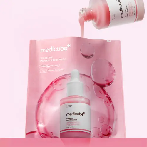 MEDICUBE PDRN Pink Peptide Serum Mask – 10ea