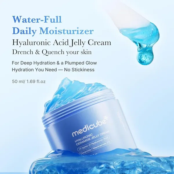 MEDICUBE Hyaluronic Aqua Cooling Ceramide Jelly Cream 50ml
