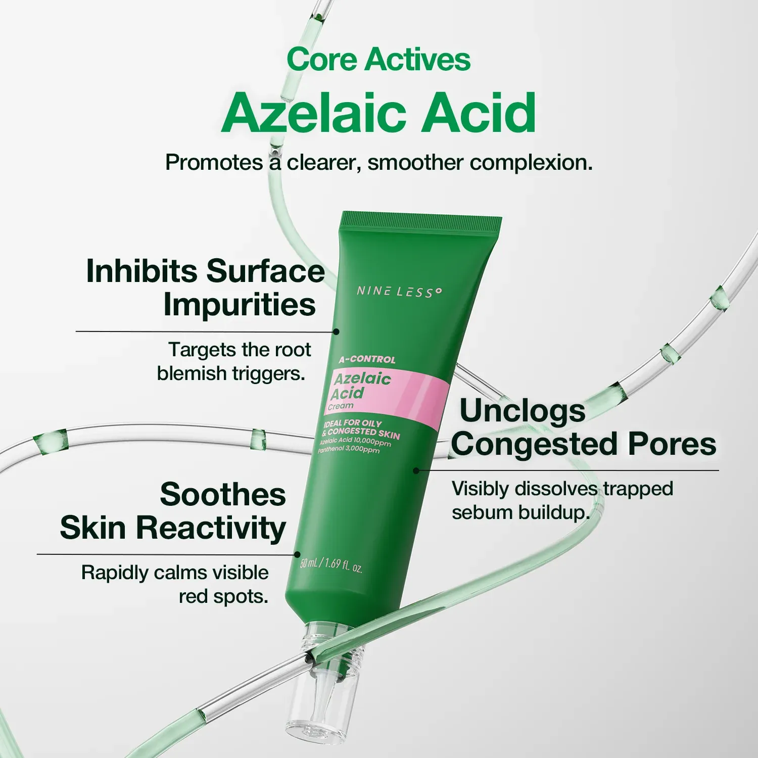 NINELESS A-Control Azelaic Acid Cream 50ml