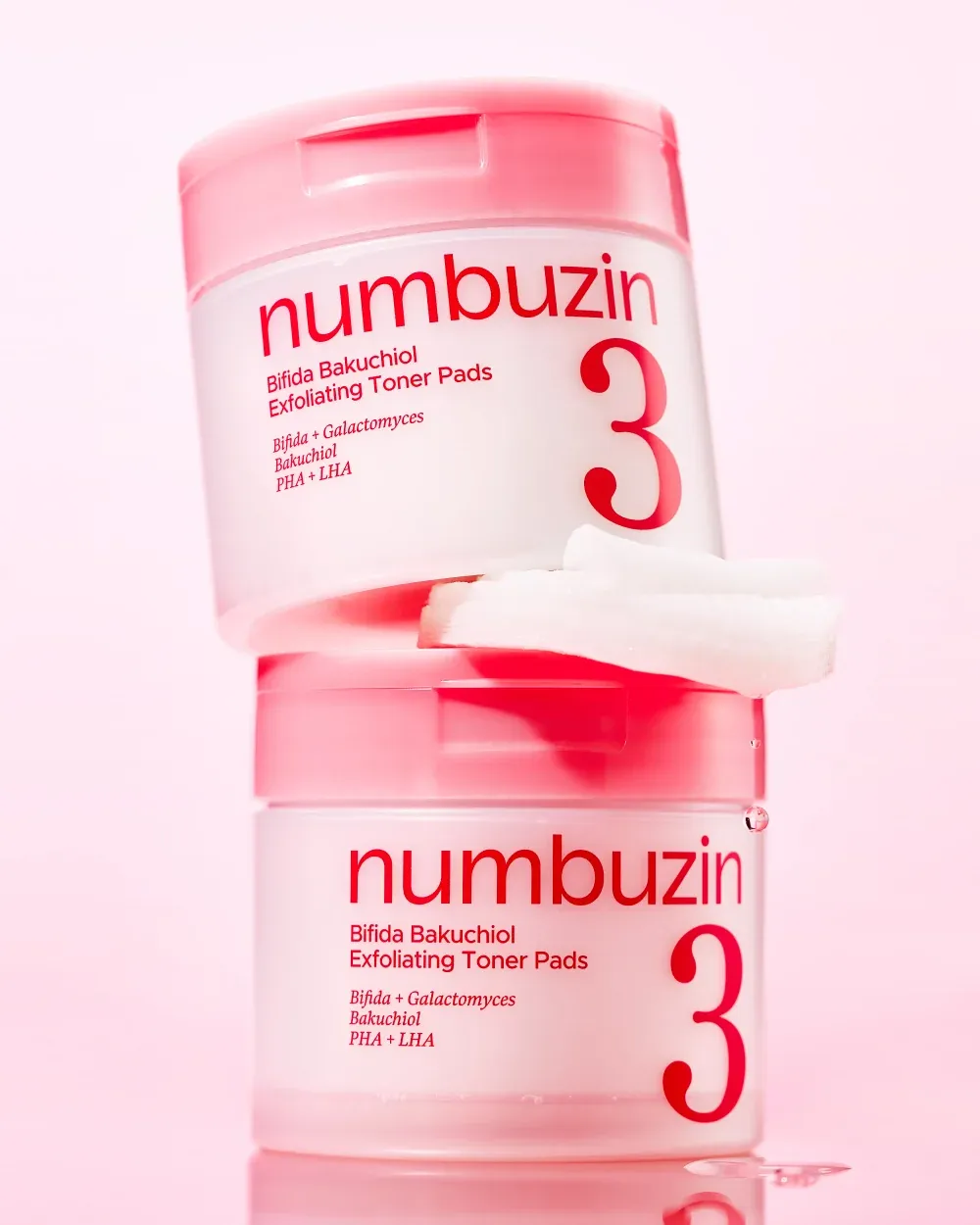 NUMBUZIN No.3 Bifida Bakuchiol Exfoliating Toner Pads 70ea