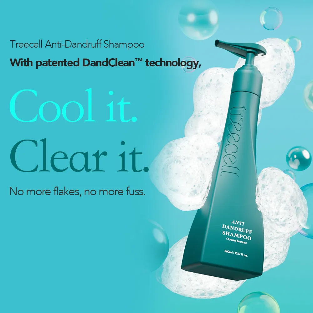TREECELL Anti Dandruff Shampoo Ocean Breeze 360ml
