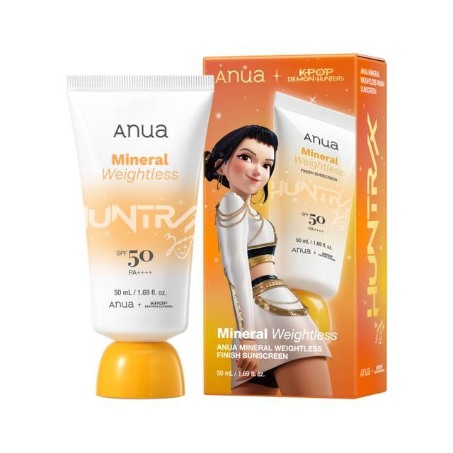 Anua K-Pop Demon Hunters Mineral Weightless Finish SPF50 Sunscreen 50ml