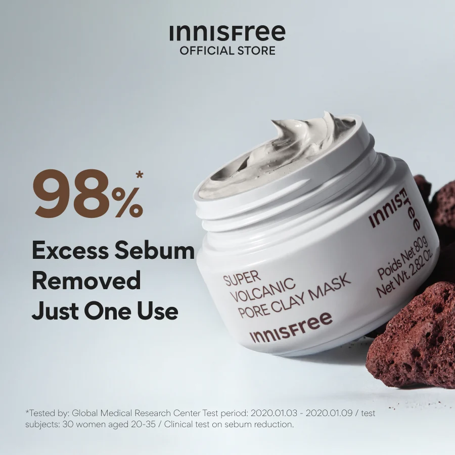 Innisfree Super Volcanic Pore Clay Mask 80g
