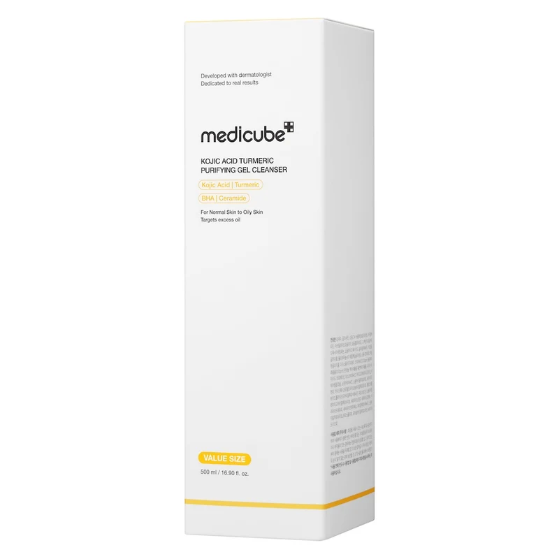 Medicube Kojic Acid Turmeric Gel to Foam Cleanser 500ml