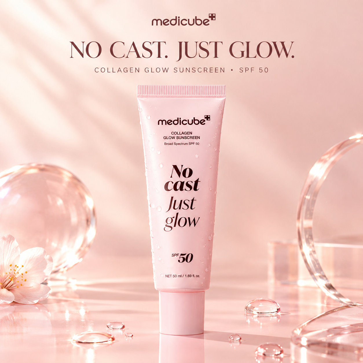 Medicube Collagen Glow Sunscreen SPF 50+ PA++++ 50ml