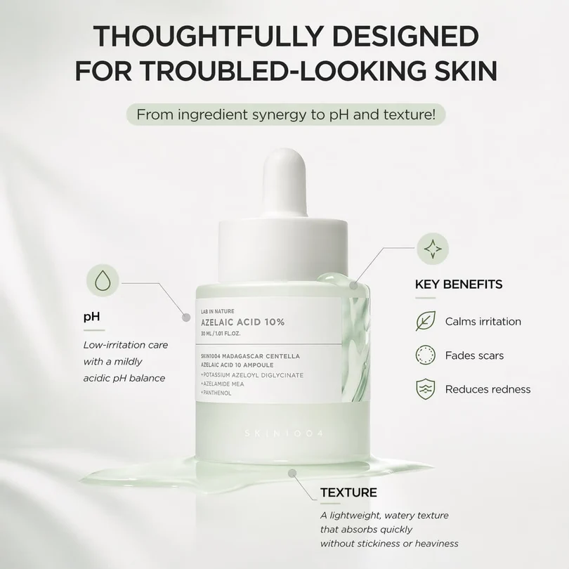 Skin1004 Madagascar Centella Azelaic Acid 10 Ampoule