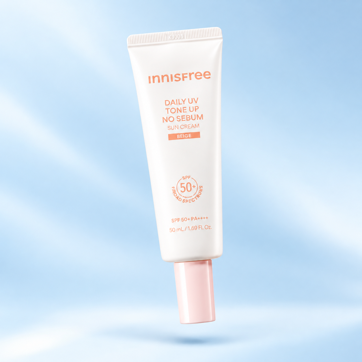 INNISFREE Daily UV Tone Up No Sebum Sun Cream (BEIGE)- 50ml