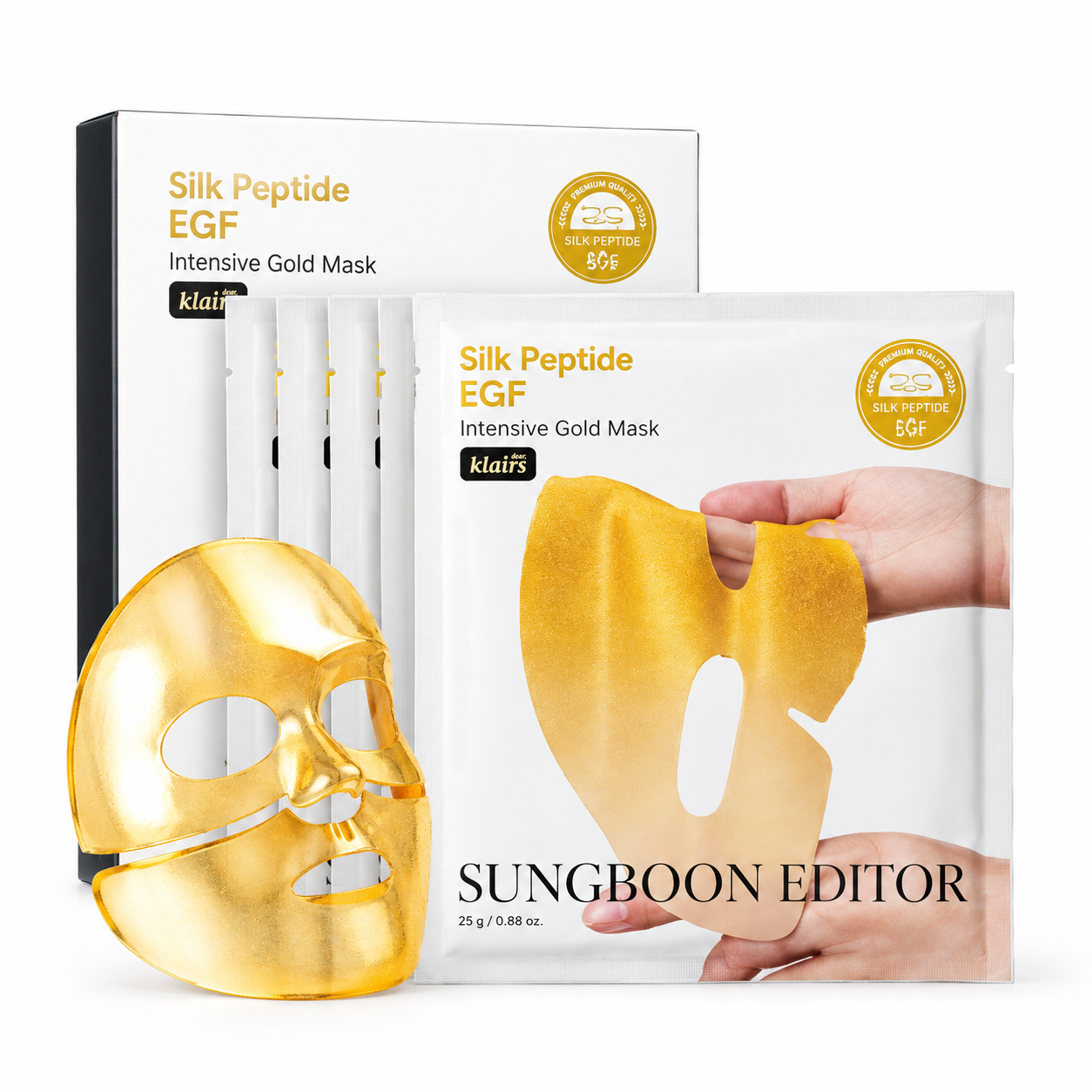 Silk Peptide EGF Gold Mask (4ea)