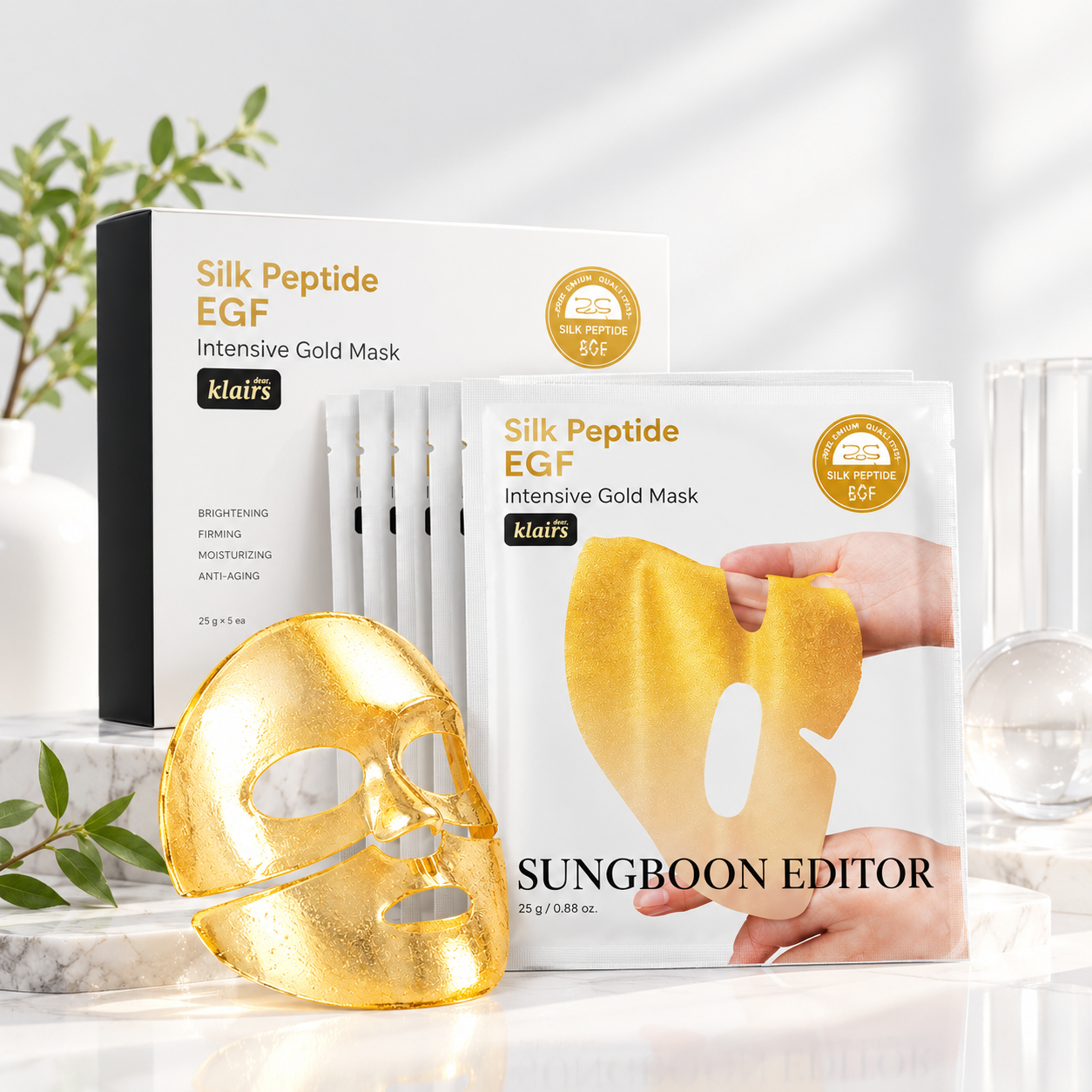 Silk Peptide EGF Gold Mask (4ea)