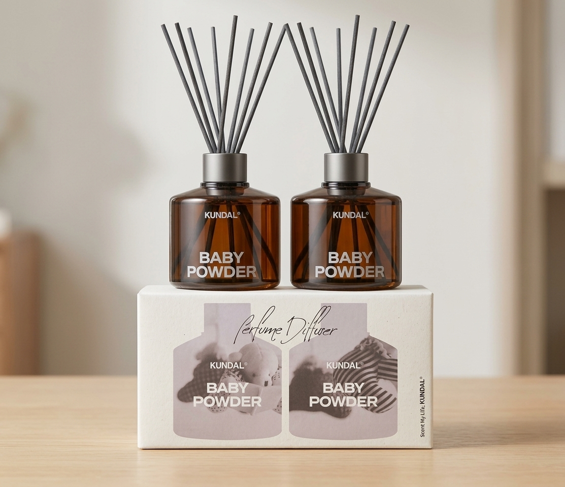 Kundal Perfume Diffuser (Baby Powder- 2 EA)- 400ml